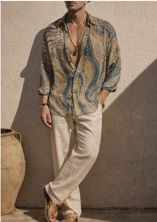 Camisa tropical de verano