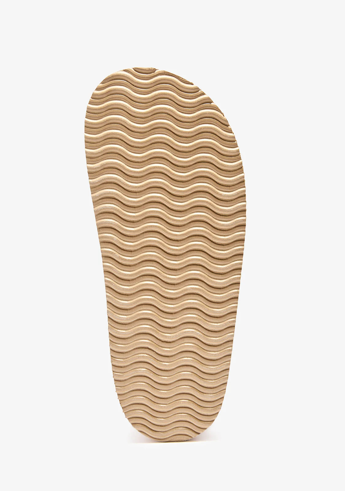 Sandalias tipo zueco de plataforma en ante color topo